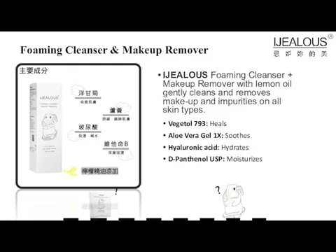 Foaming Cleanser & Makeup Remover IJEALOUS Foaming Cleanser + Makeup Remover