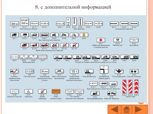 8. с дополнительной информацией