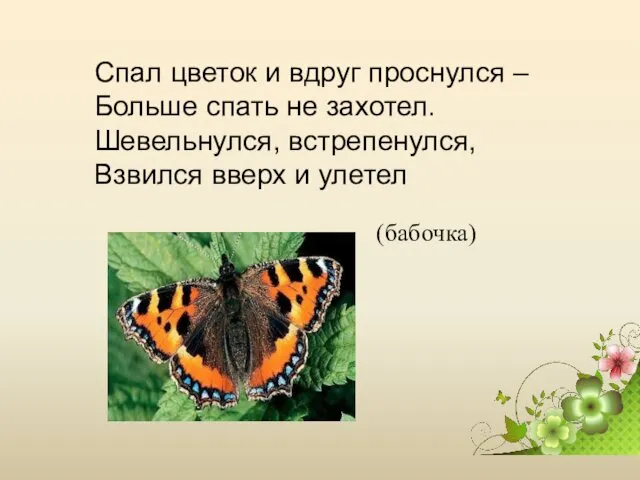 Спал цветок и вдруг проснулся – Больше спать не захотел. Шевельнулся,