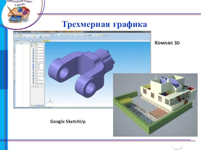 Трехмерная графика Google SketchUp Компас 3D