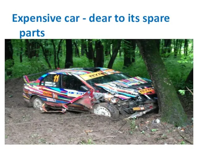 Expensive car - dear to its spare parts