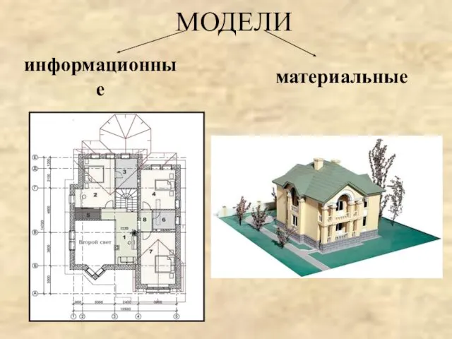 МОДЕЛИ материальные информационные