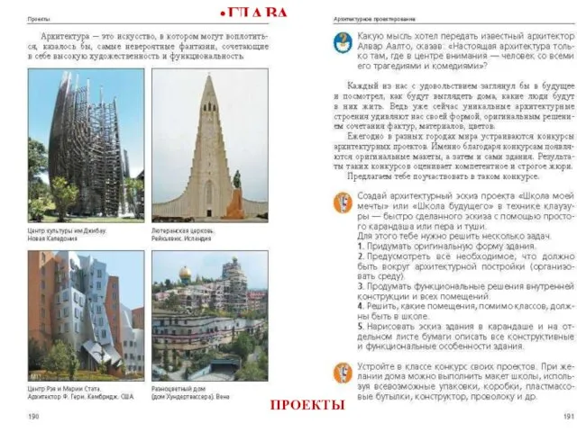 •ГЛАВА •6 КЛАСС ПРОЕКТЫ