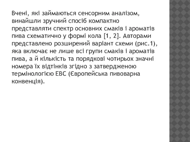 Вчені, які займаються сенсорним аналізом, винайшли зручний спосіб компактно представляти спектр