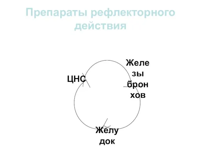 Препараты рефлекторного действия