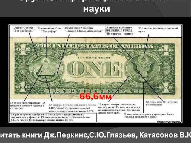 Оружие информационных войн – науки экономические 66,6мм Читать книги Дж.Перкинс,С.Ю.Глазьев, Катасонов В.Ю.