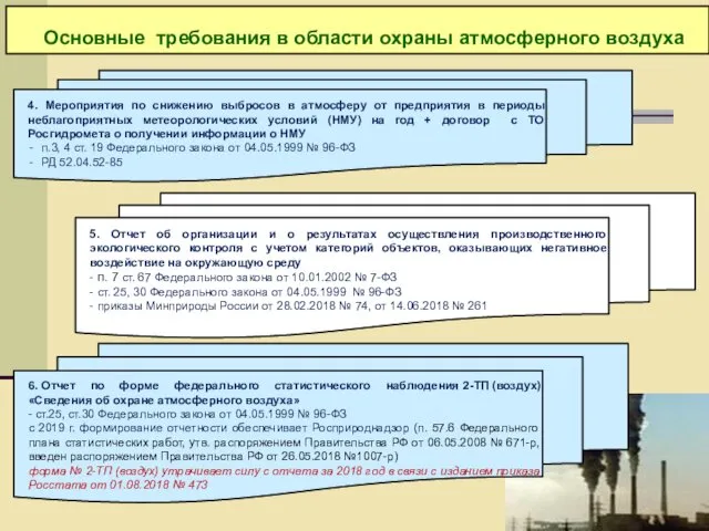 5. Отчет об организации и о результатах осуществления производственного экологического контроля