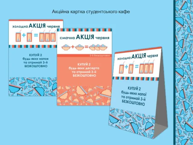 Акційна картка студентського кафе