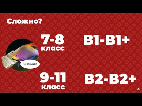 7-8 класс 9-11 В1-В1+ класс В2-В2+ Сложно?