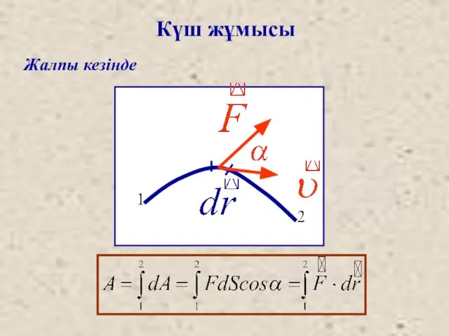 Күш жұмысы Жалпы кезінде