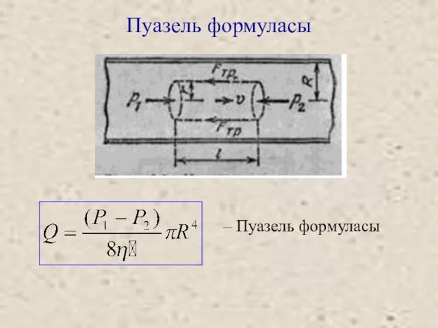 Пуазель формуласы – Пуазель формуласы