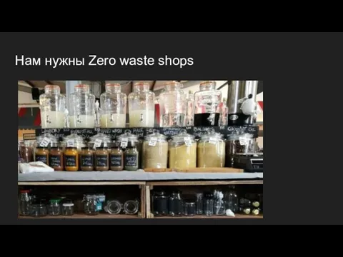 Нам нужны Zero waste shops