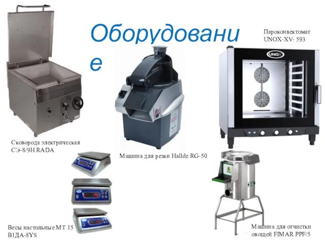 Оборудование Машина для резки Hallde RG-50 Машина для отчистки овощей FIMAR