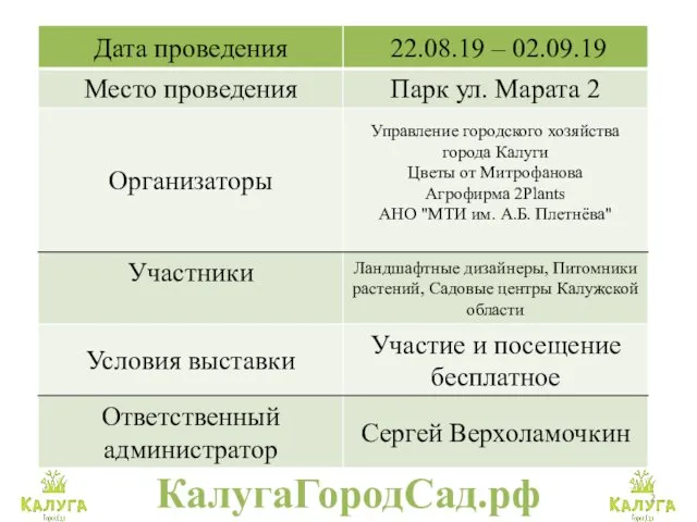 КалугаГородСад.рф