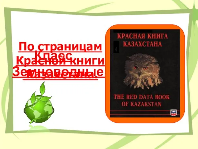 По страницам Красной книги Казахстана. Класс Земноводные.