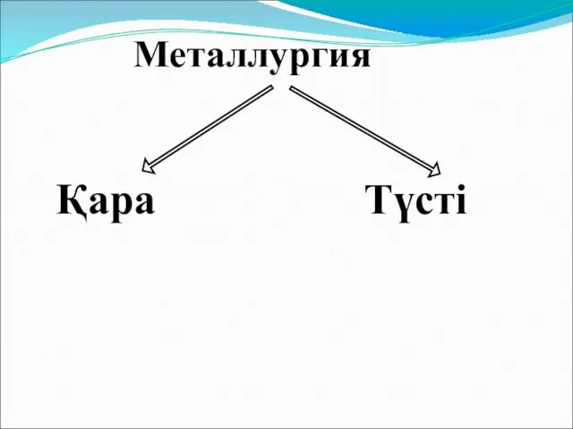 Металлургия Қара Түсті