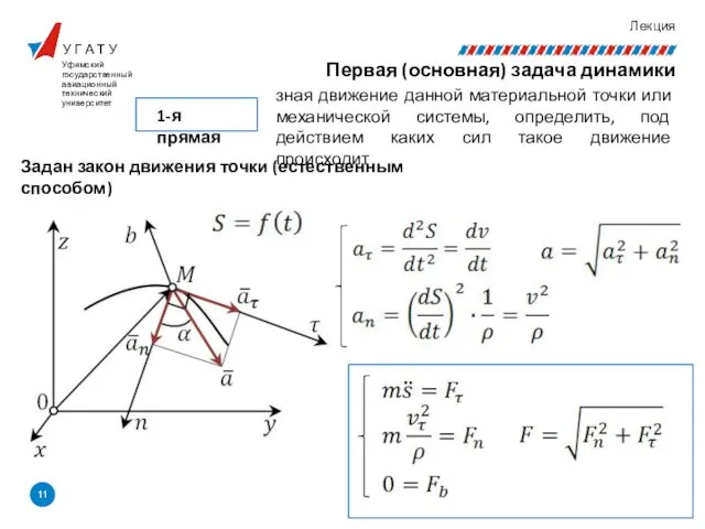 У Г А Т У Лекция Уфимский государственный авиационный технический университет