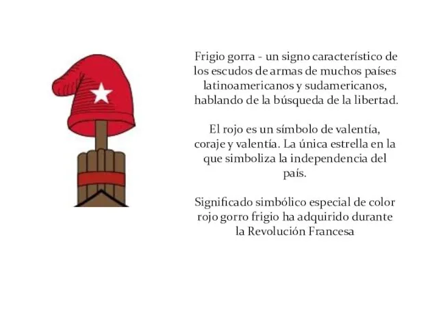 Frigio gorra - un signo característico de los escudos de armas