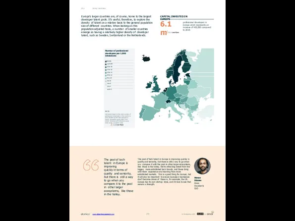 Europe's larger countries are, of course, home to the largest developer