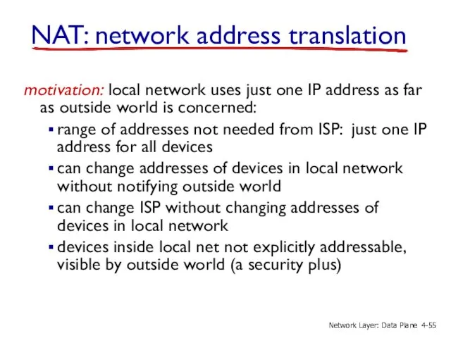 motivation: local network uses just one IP address as far as