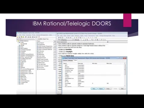 IBM Rational/Telelogic DOORS