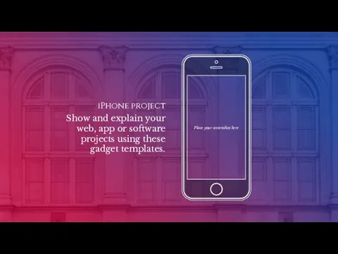 Place your screenshot here iPhone project Show and explain your web,