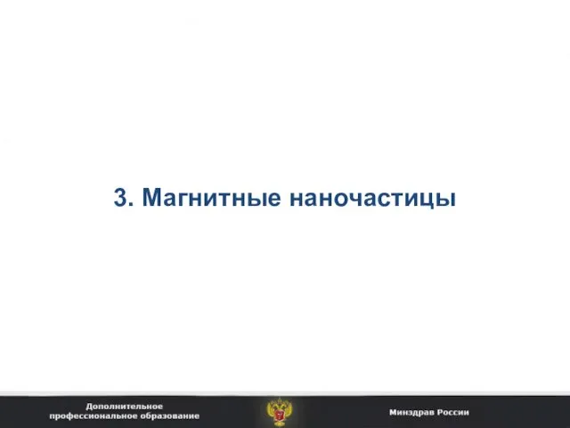 3. Магнитные наночастицы