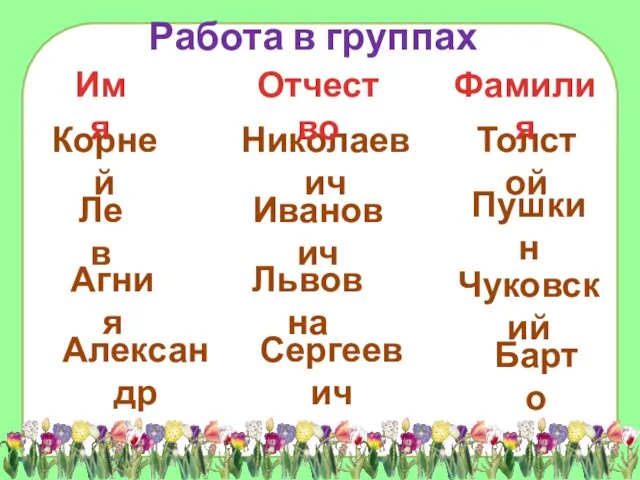 Корней Лев Агния Александр Николаевич Иванович Львовна Толстой Пушкин Барто Сергеевич