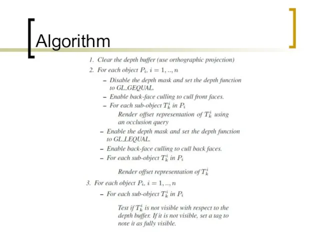 Algorithm