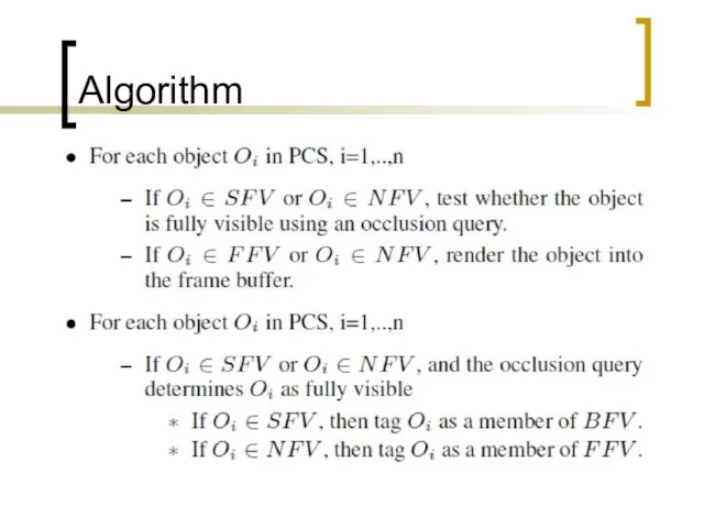 Algorithm