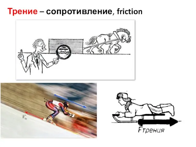 Трение – сопротивление, friction