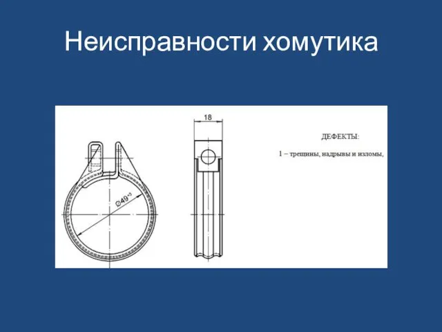 Неисправности хомутика