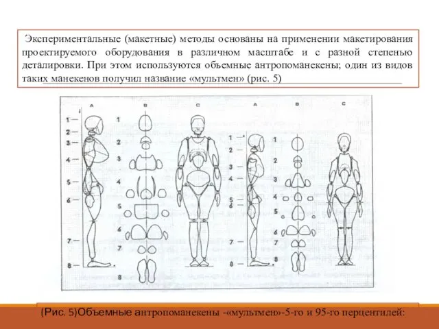 Экспериментальные (макетные) методы основаны на применении макетирования проектируемого оборудования в различном