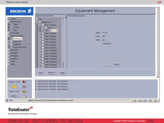 SS7 in SGSN, TPL-06:0022 2006-05-02