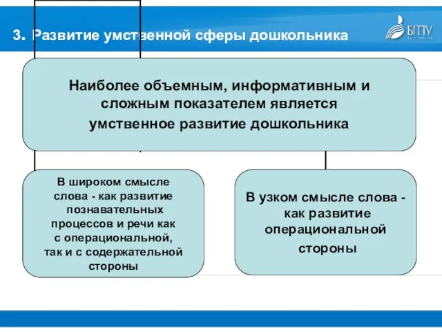 3. Развитие умственной сферы дошкольника