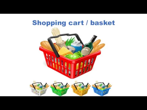 Shopping cart / basket