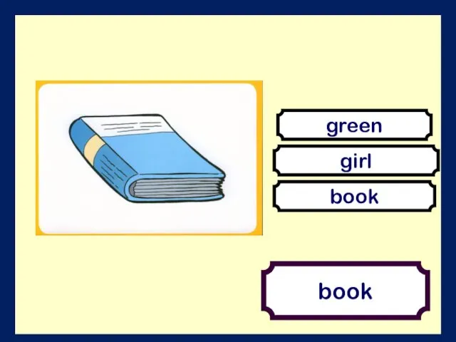 book girl book green