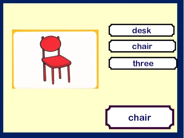 chair chair three desk
