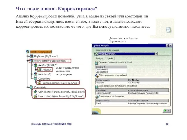 Что такое анализ Корректировки? Анализ Корректировки позволяет узнать какие из связей