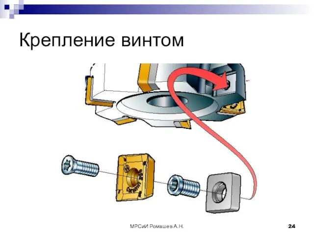 МРСиИ Ромашев А.Н. Крепление винтом