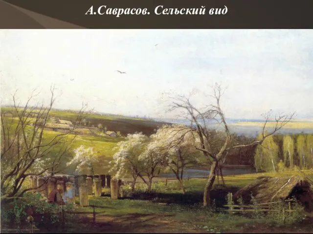 А.Саврасов. Сельский вид