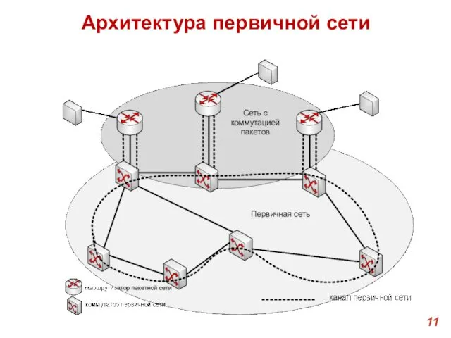 Архитектура первичной сети