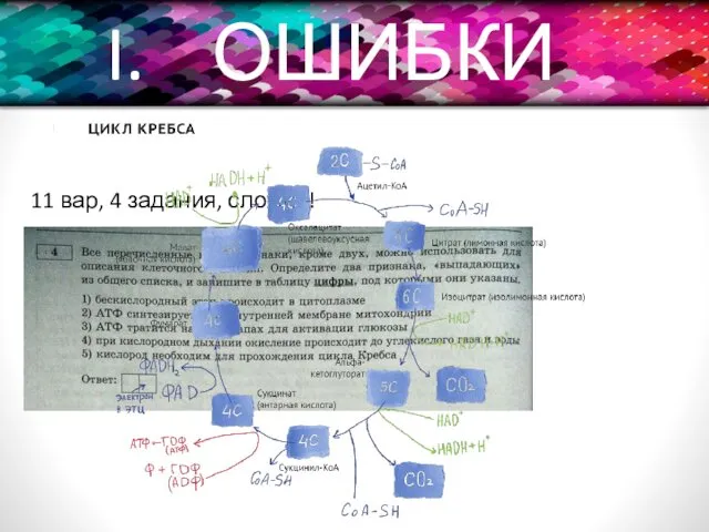 ОШИБКИ 11 вар, 4 задания, сложно!