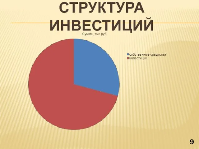 СТРУКТУРА ИНВЕСТИЦИЙ