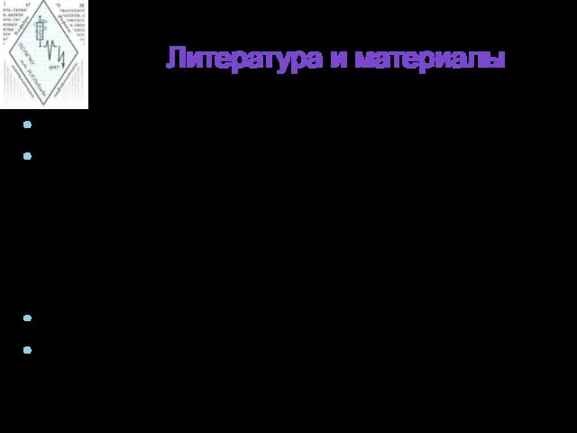 Литература и материалы Конспекты и слайды лекций Методички 0791, 0801 (лабораторные