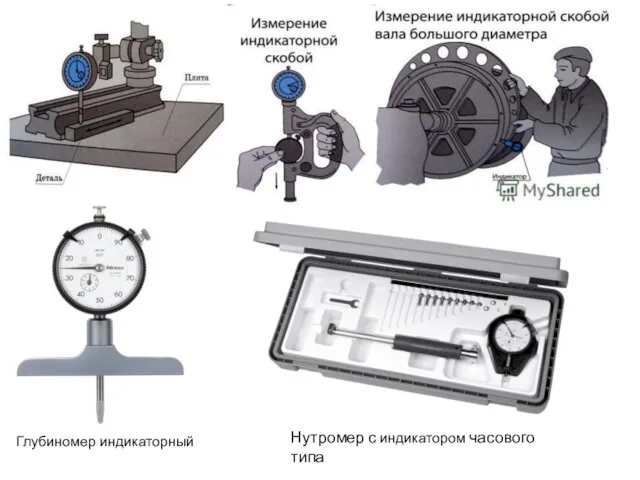 Глубиномер индикаторный Нутромер с индикатором часового типа