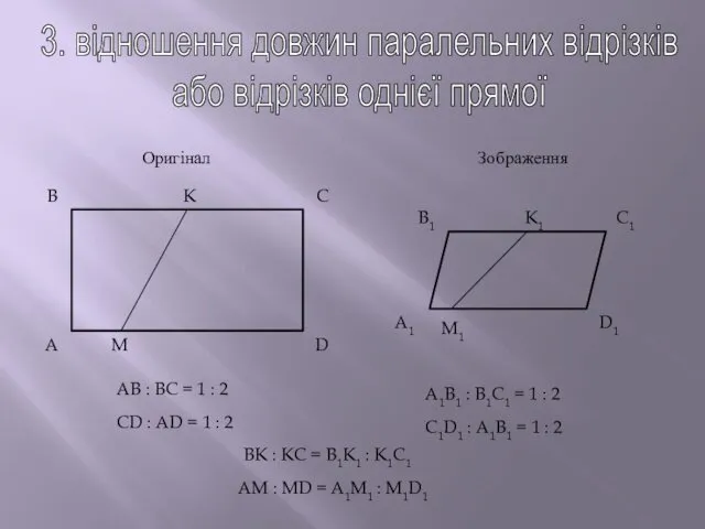 C B D A C1 B1 D1 A1 Оригінал Зображення AB