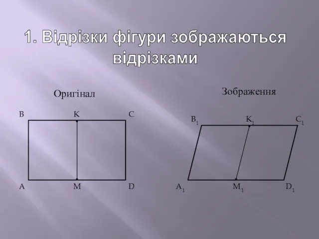 Оригінал Зображення K M A B C D B1 A1 D1