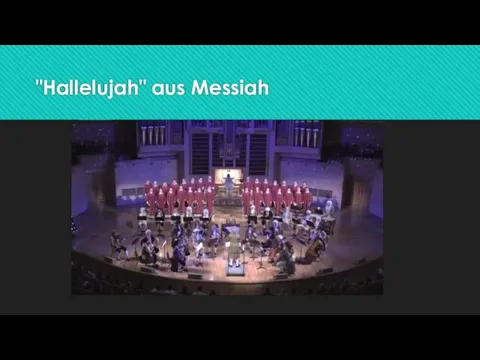 "Hallelujah" aus Messiah