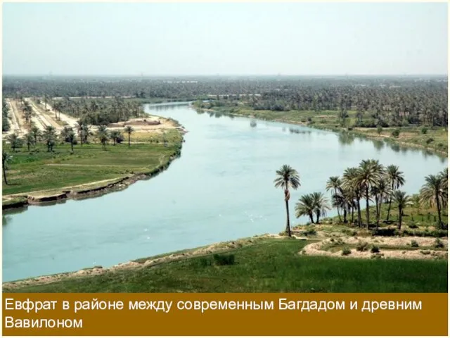 Евфрат в районе между современным Багдадом и древним Вавилоном